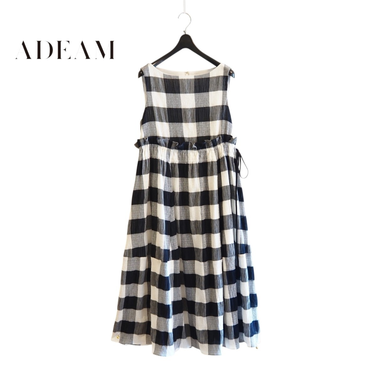 新品同様★アディアム ADEAMフォクシー★42591★クロッカス ドレス ワンピース size 0/М相当