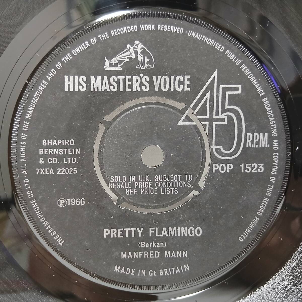 ▲英シングル▼MANFRED MANN▲PRETTY FLAMINGO▼
