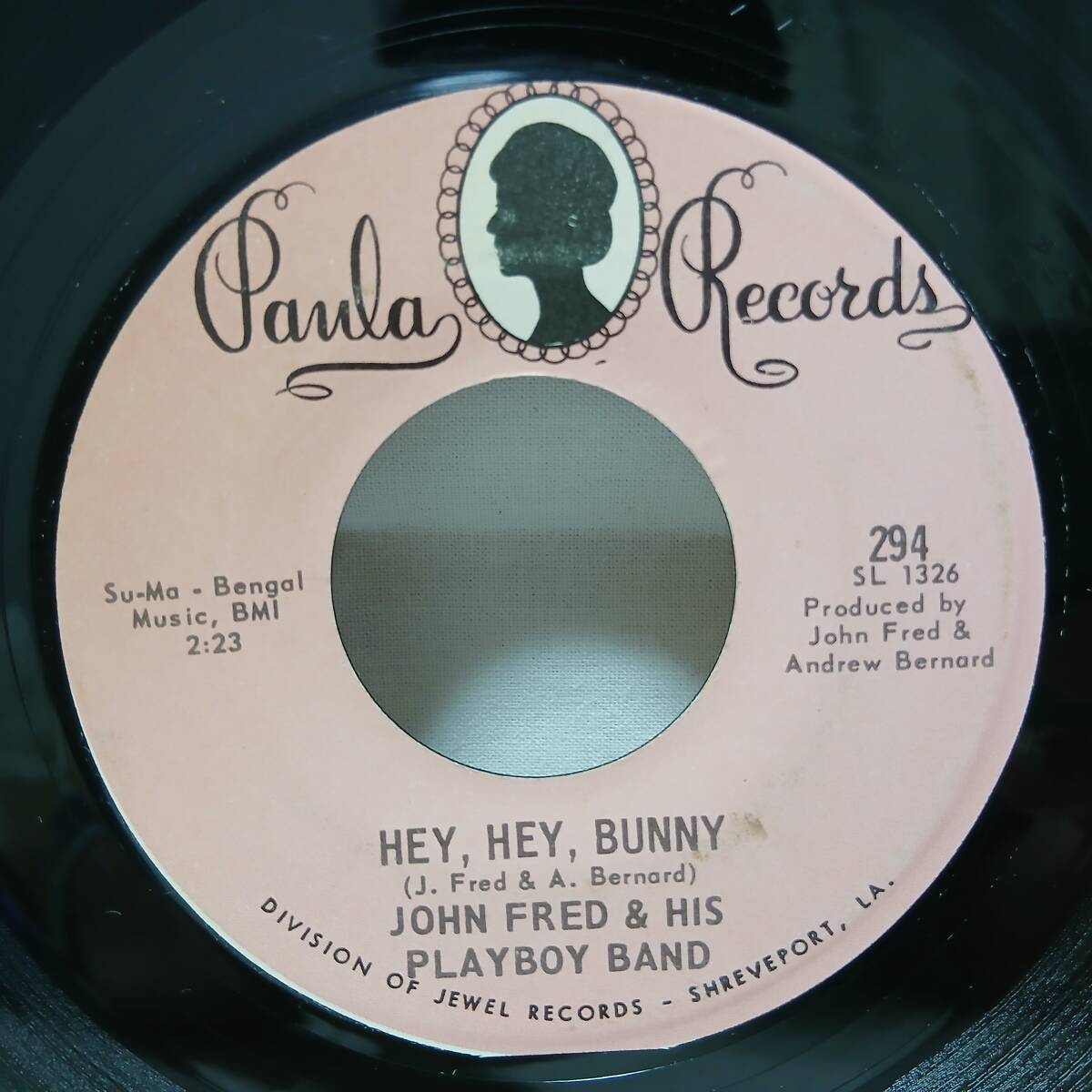 ▲米シングル▼JOHN FRED & HIS PLAYBOY BAND▲HEY, HEY BUNNY▼