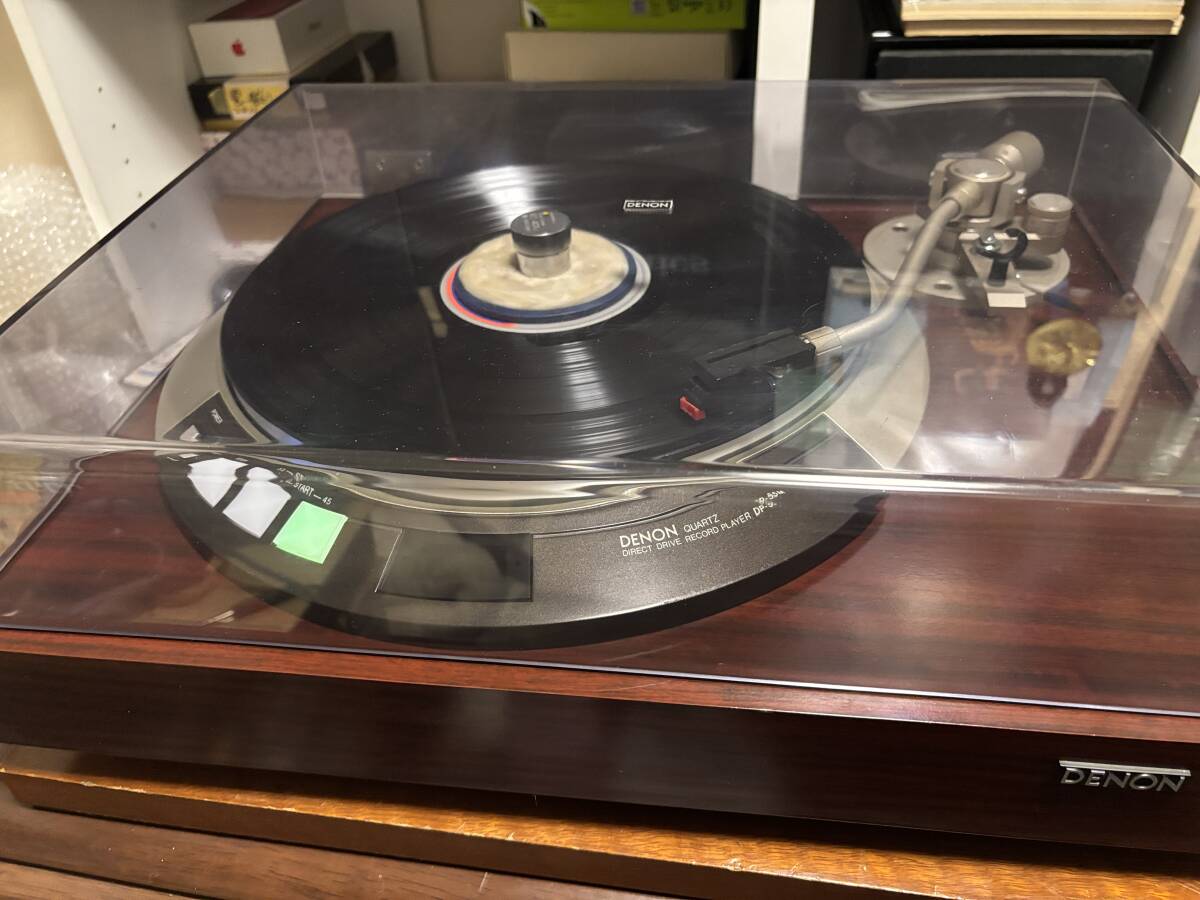 ★★　名機　DENON DP-55M ④　マニュアル式　クォーツロック　修理→動作確認済み　美品!?　used　★★
