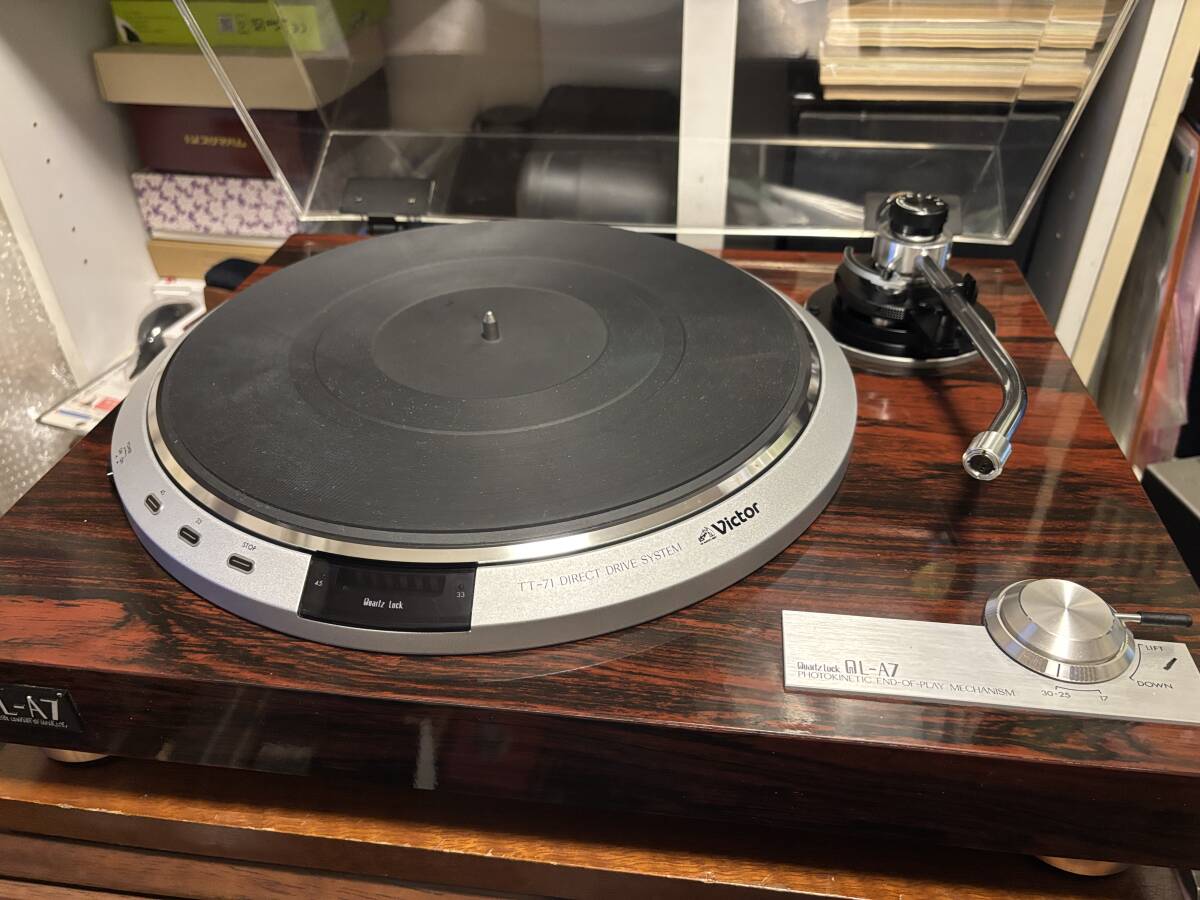 ★★　名機　VICTOR QL-A7　⑤ セミオート式　クォーツロック　修理後　動作確認済み　良品!?　used　★★