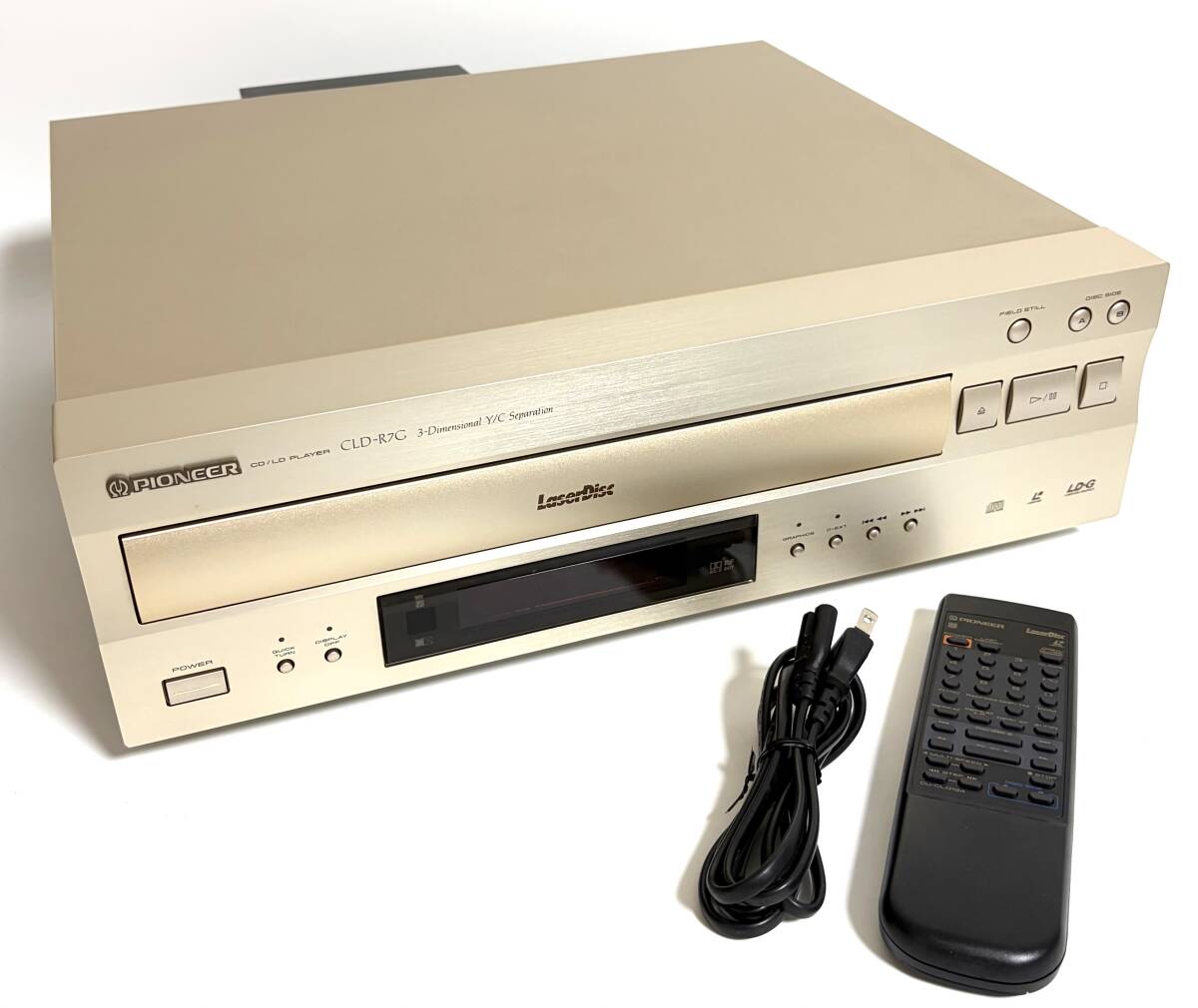 ★美品★ Pioneer パイオニア CLD-R7G LDプレーヤー LDデッキ レーザーディスクプレーヤー laser disk LD player I260522