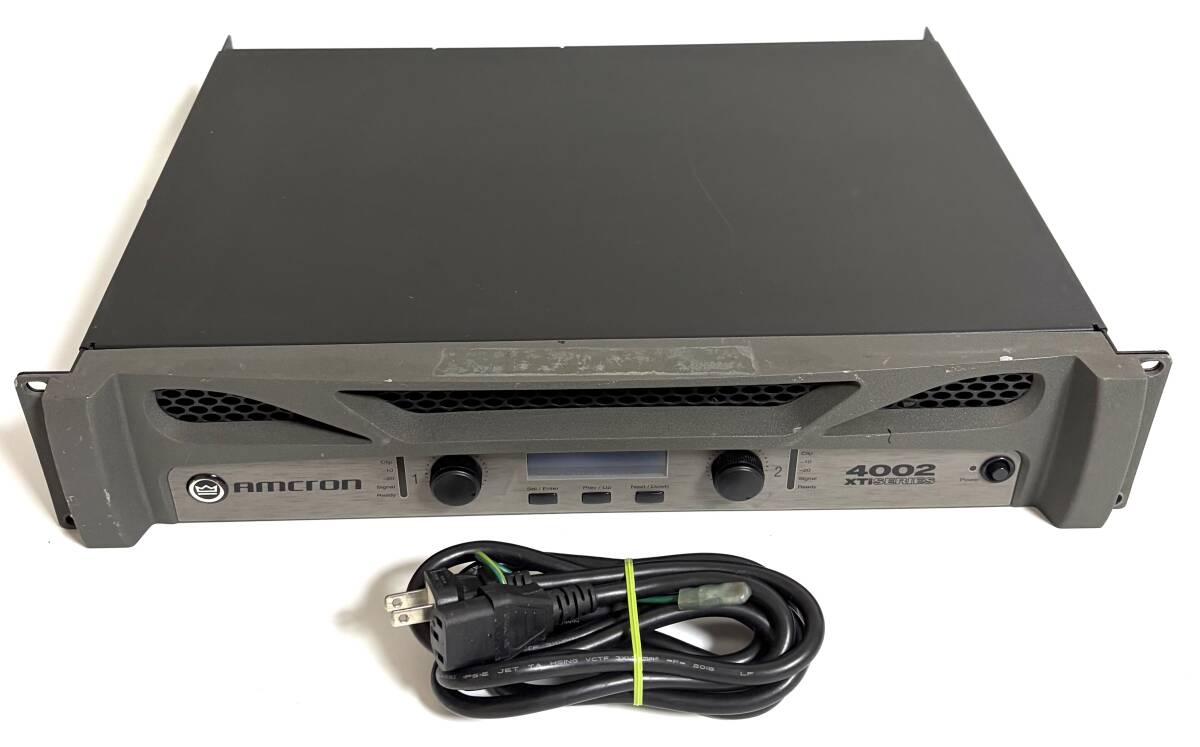 ★動作品★ AMCRON アムクロン XTi4002 パワーアンプ Crown クラウン PAアンプ Power amplifier XTi Series I260522
