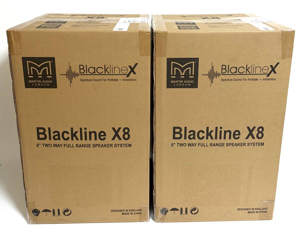 未開封品 MARTIN AUDIO マーチンオーディオ 2WAYスピーカー X8W ペア ホワイト Blackline Xシリーズ 小型パッシブシステム speaker I260511