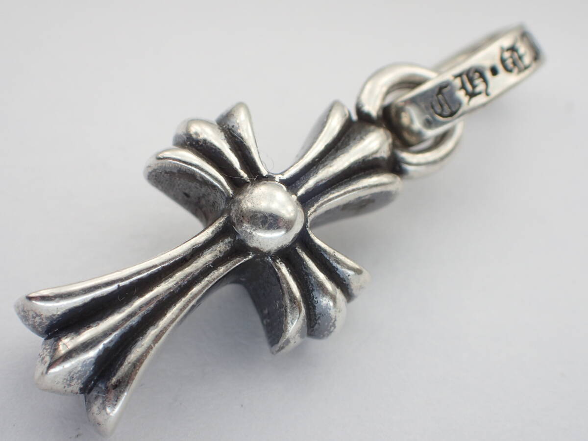 正規品CHROME HEARTS ★ベビーファットクロスペンダントトップ　2.48ｇ