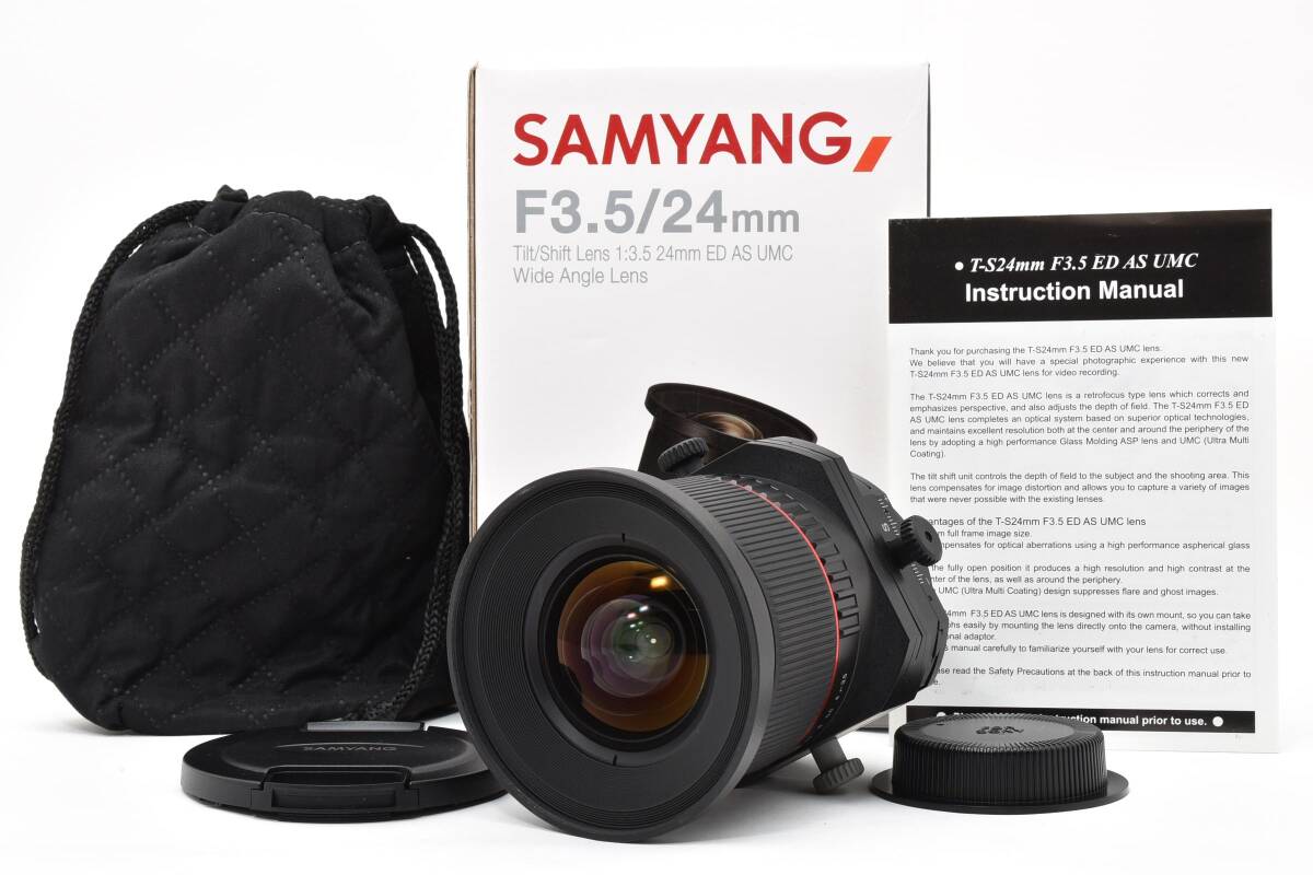 ★極上品★ サムヤン SAMYANG T-S 24mm F3.5 ED AS UMC ソニーAマウント Y3662#823