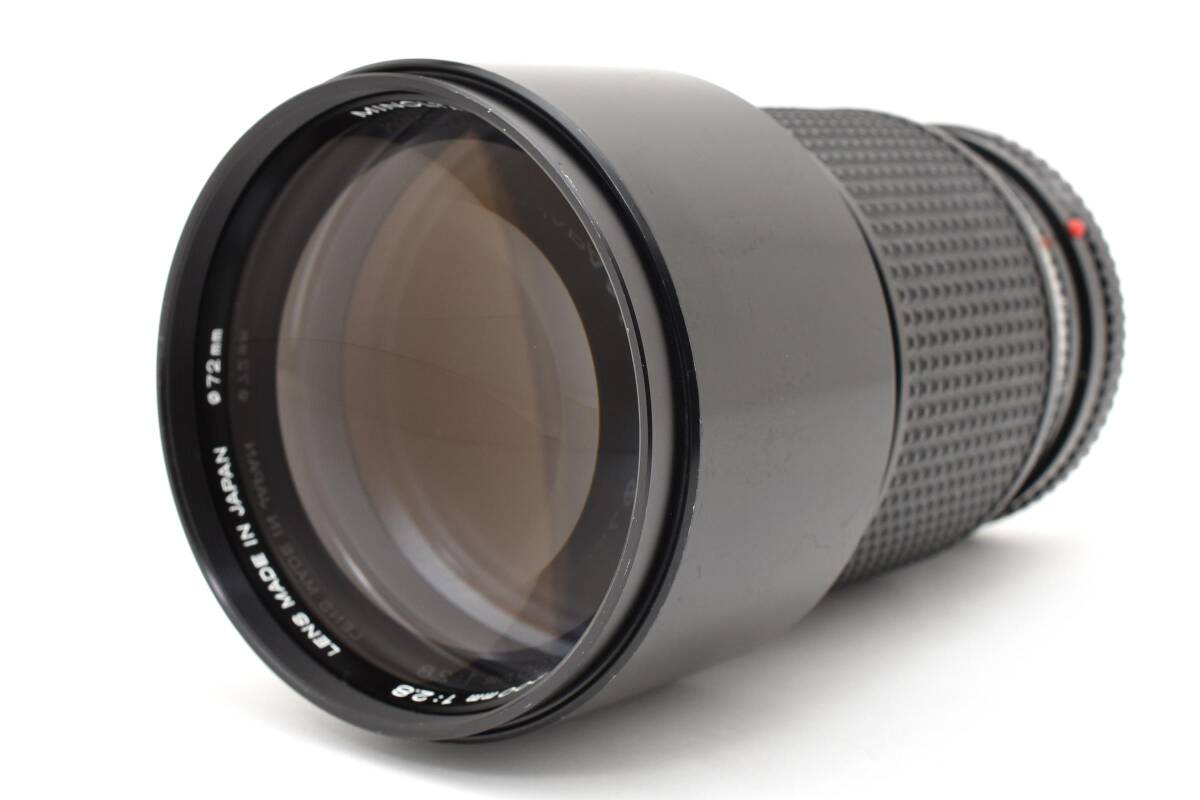 ★希少品★ ミノルタ MINOLTA MD TELE ROKKOR 200mm F2.8 Y3699#232