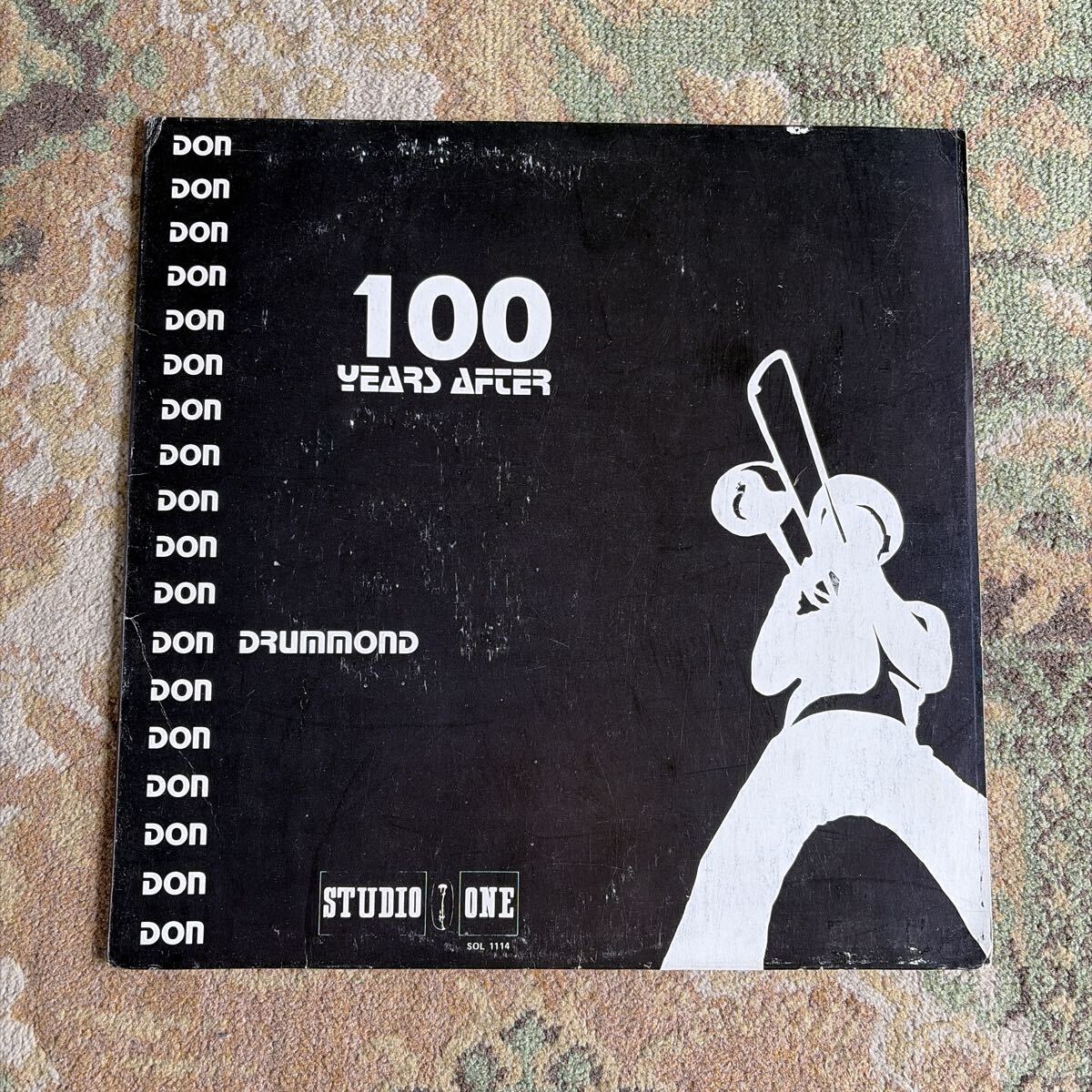 稀少盤! Don Drummond ドンドラモンド 100 Years After LPレコード スカ Studio One The Skatalites ロックステディReggae ジャマイカ盤/a2