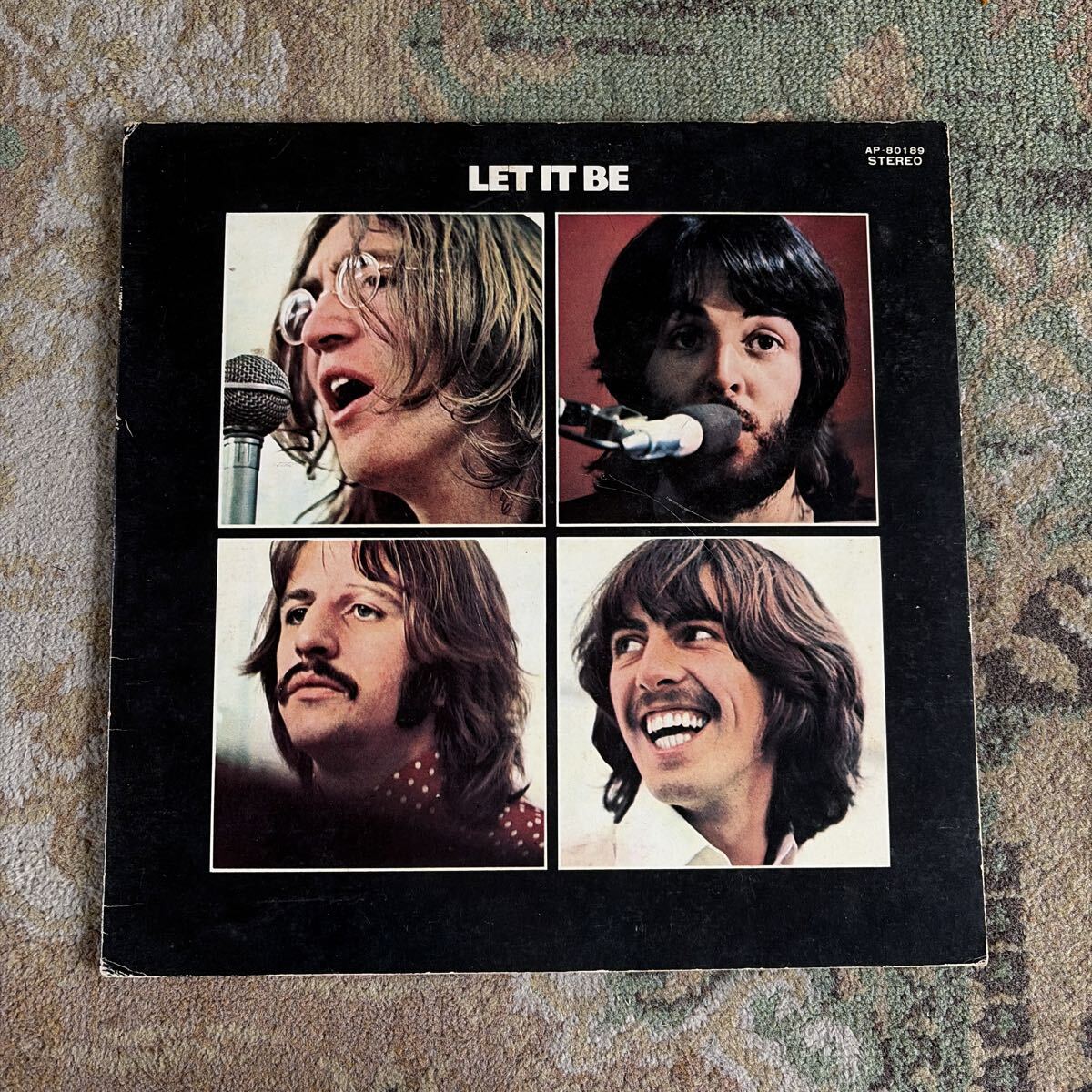 初期国内盤! ジャケ難 The Beatles ザ・ビートルズ / Let It Be レット・イット・ビー LPレコード 東芝音楽工業 AP-80189 UKロック