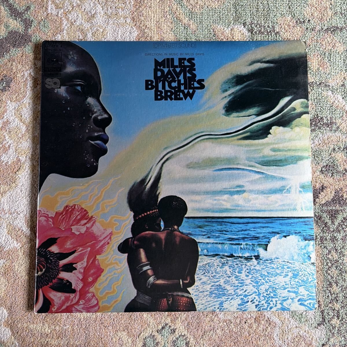全4面初回マトSQ盤! Miles Davis マイルスデイビス Bitches Brew ビッチェズブリュー 2枚組LPレコード SOPL-24~25 スピリチュアルジャズ/a2