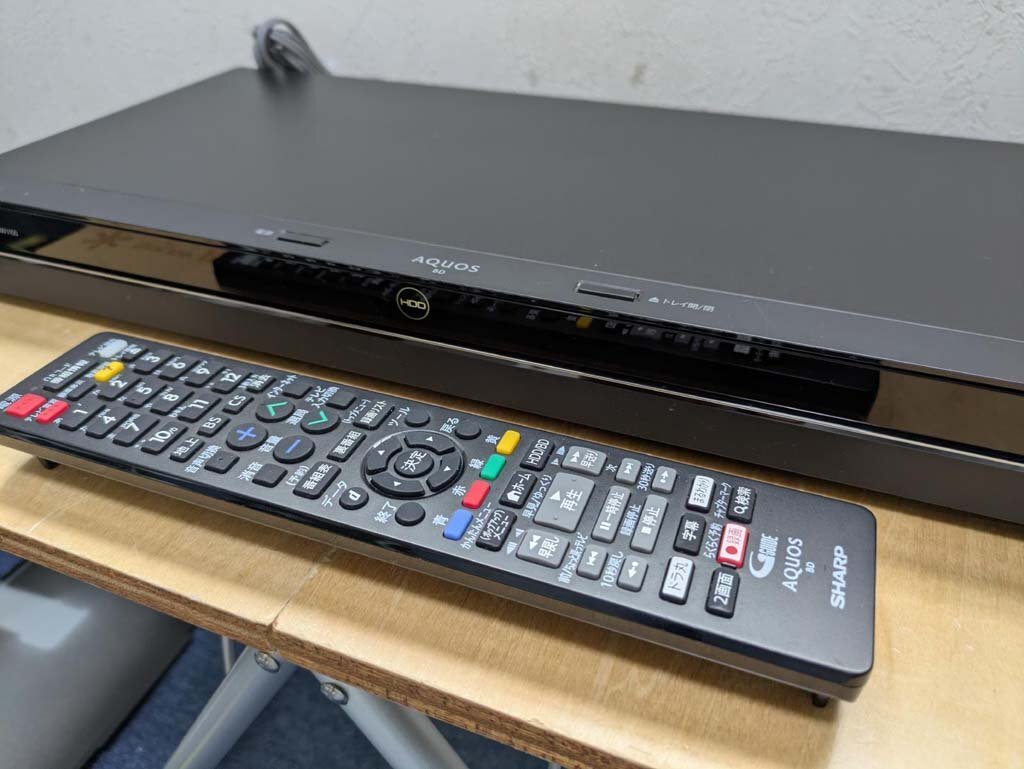 △SHARP シャープ 2番組同時1TBHDD内蔵ブルーレイレコーダー BD-NW1100 動作品