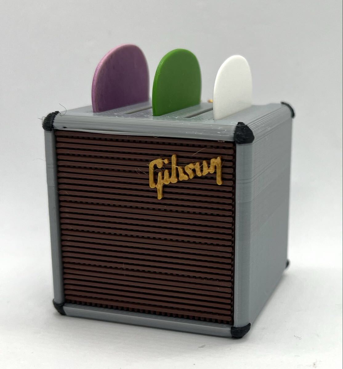 ピックホルダー ケース Gibson ギブソン アンプ ギター ベース グレー インテリア