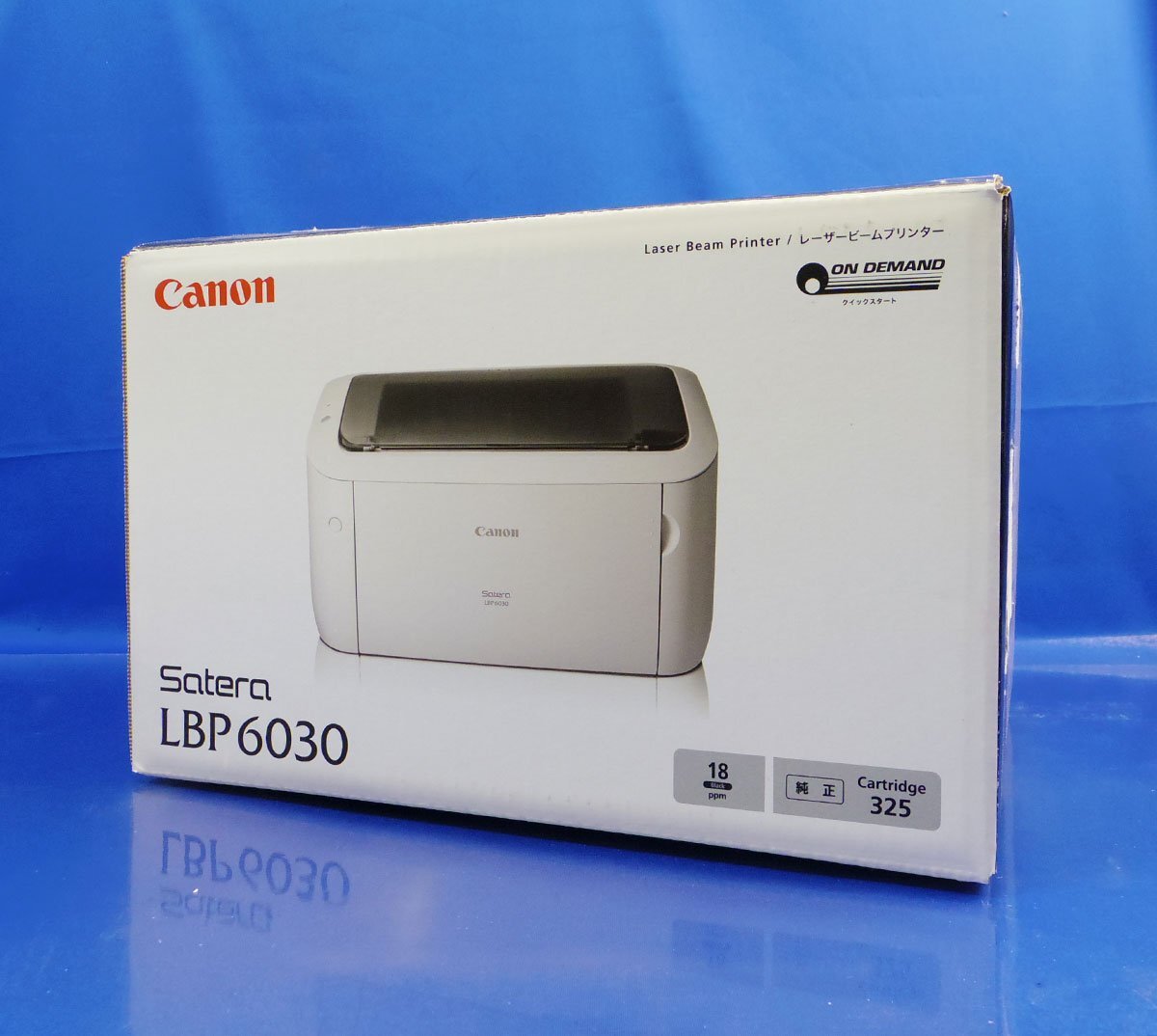 テスト印刷OK Canon モノクロレーザープリンター Satera LBP6030 キャノン A4対応 プリンタ モノクロ Laser Beam Printer K051201