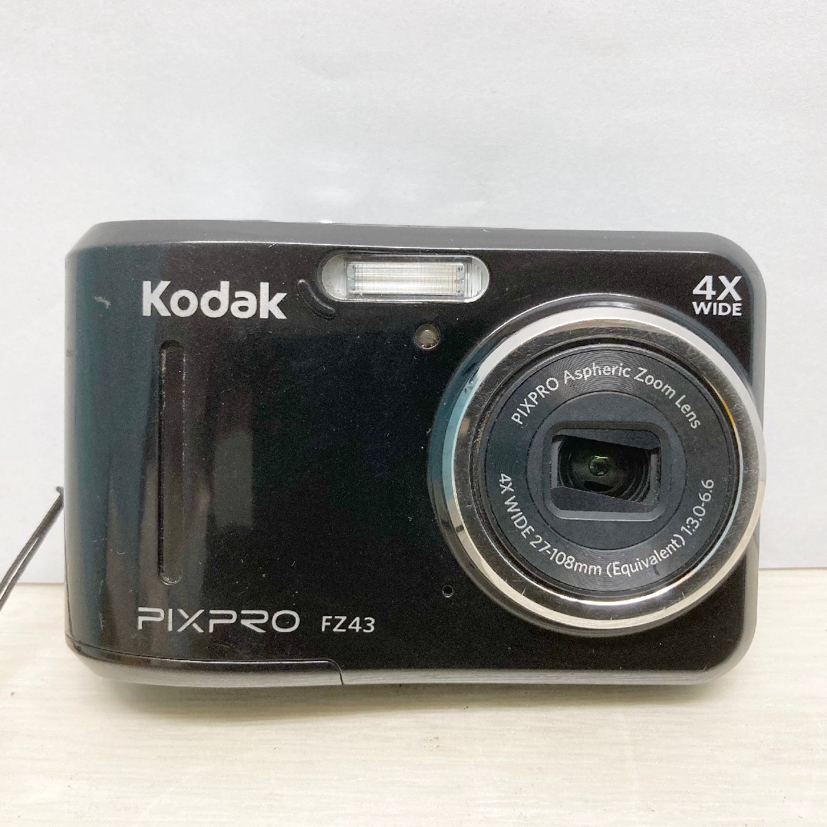梨落Q085 KODAK コダック ■コンパクトデジタルカメラ PIXPRO FZ43 ストラップ付 デジカメ