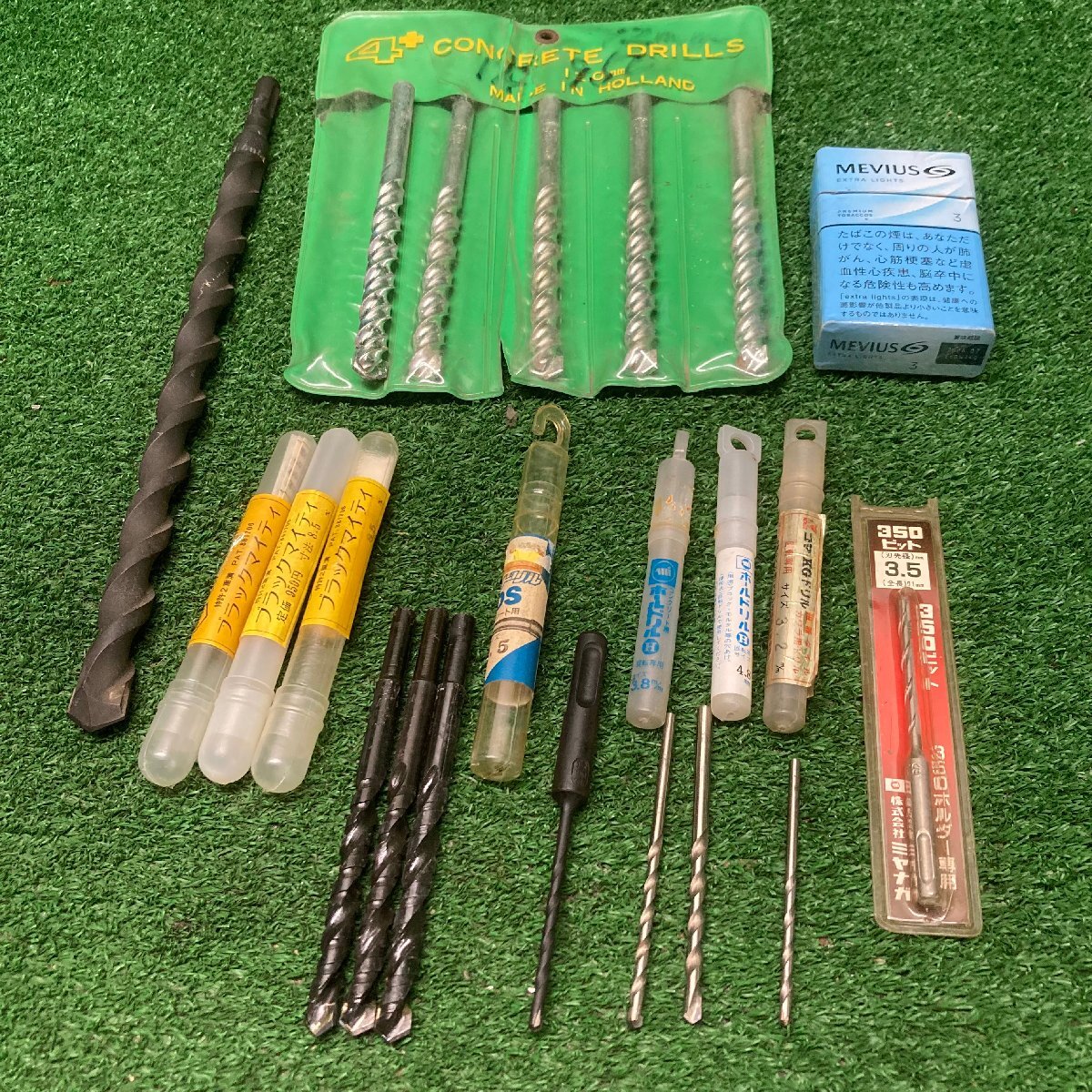 今落Q231 コンクリート・金属用のドリルビット 「4+ CONCRETE DRILLS」セット、ブラックマイティ、オールドリル、など ★14本セット