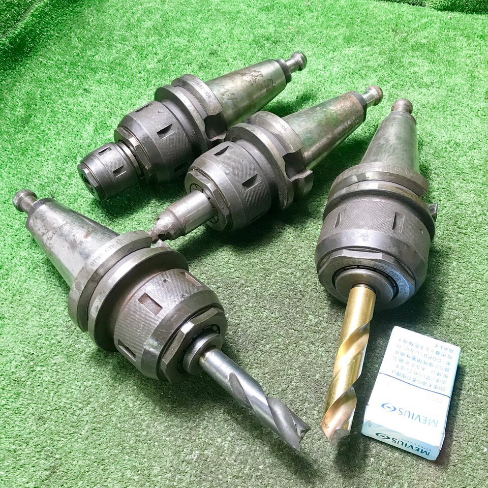 岡蒼g435 ショーワ ■ミーリングチャック/ハードチャック『BT50-CTH32-105』『BT50-CTH42-105』φ約23mm BTシャンク ★計4点セット