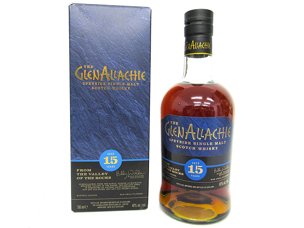 箱付き 未開栓 ウイスキー グレンアラヒー 15年 700ml 46% スペイサイド スコッチ Glen Allachie HG260513