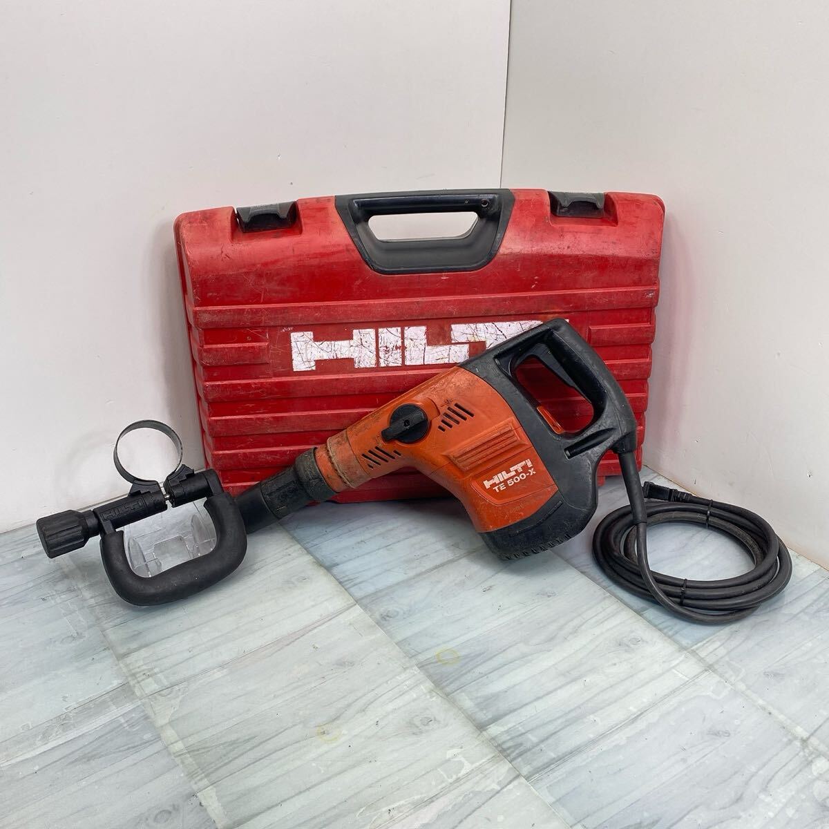 HT5X 1スタ　1円から　HILTI ヒルティ電動ハンマ TE500-X コード式 100V 電動工具 ロータリーハンマドリル はつり機 ハンマドリル