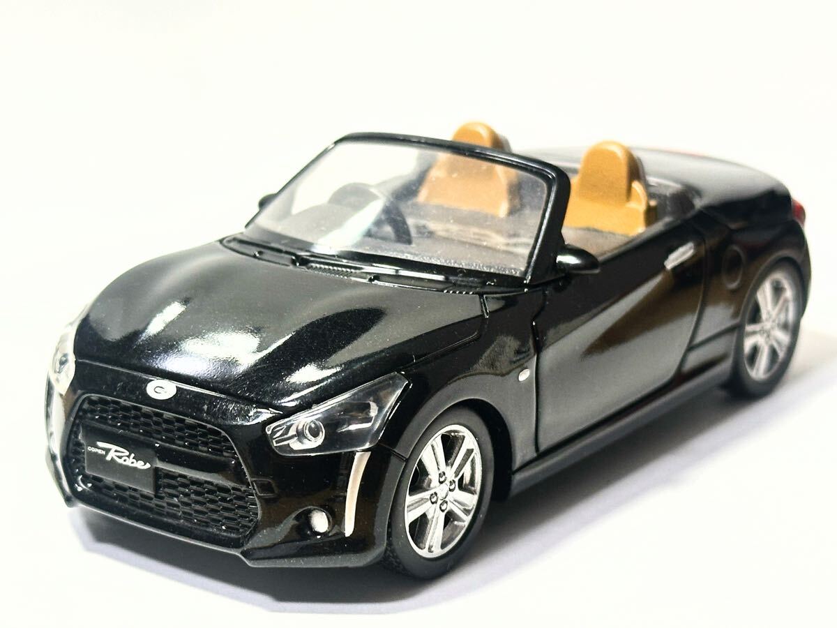 ミニカー ダイハツ コペン ローブ COPEN Robe プルバックカー 非売品 カラーサンプル　黒　ブラック Daihatsu