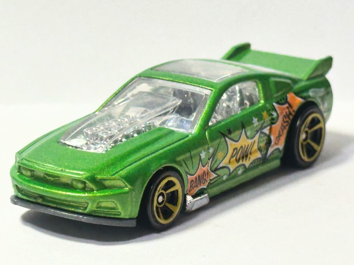 ホットウィール ５パック限定カラー '13 フォード マスタング ムスタング GT ミニカー Ford Mustang GT Hotwheels グリーン緑