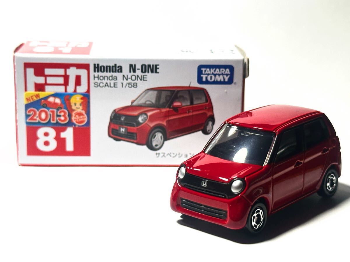 トミカ 絶版 未使用 No.81 Honda N-ONE ホンダ エヌワン　箱付き　赤箱　新車シール付き　美品　赤　レッド