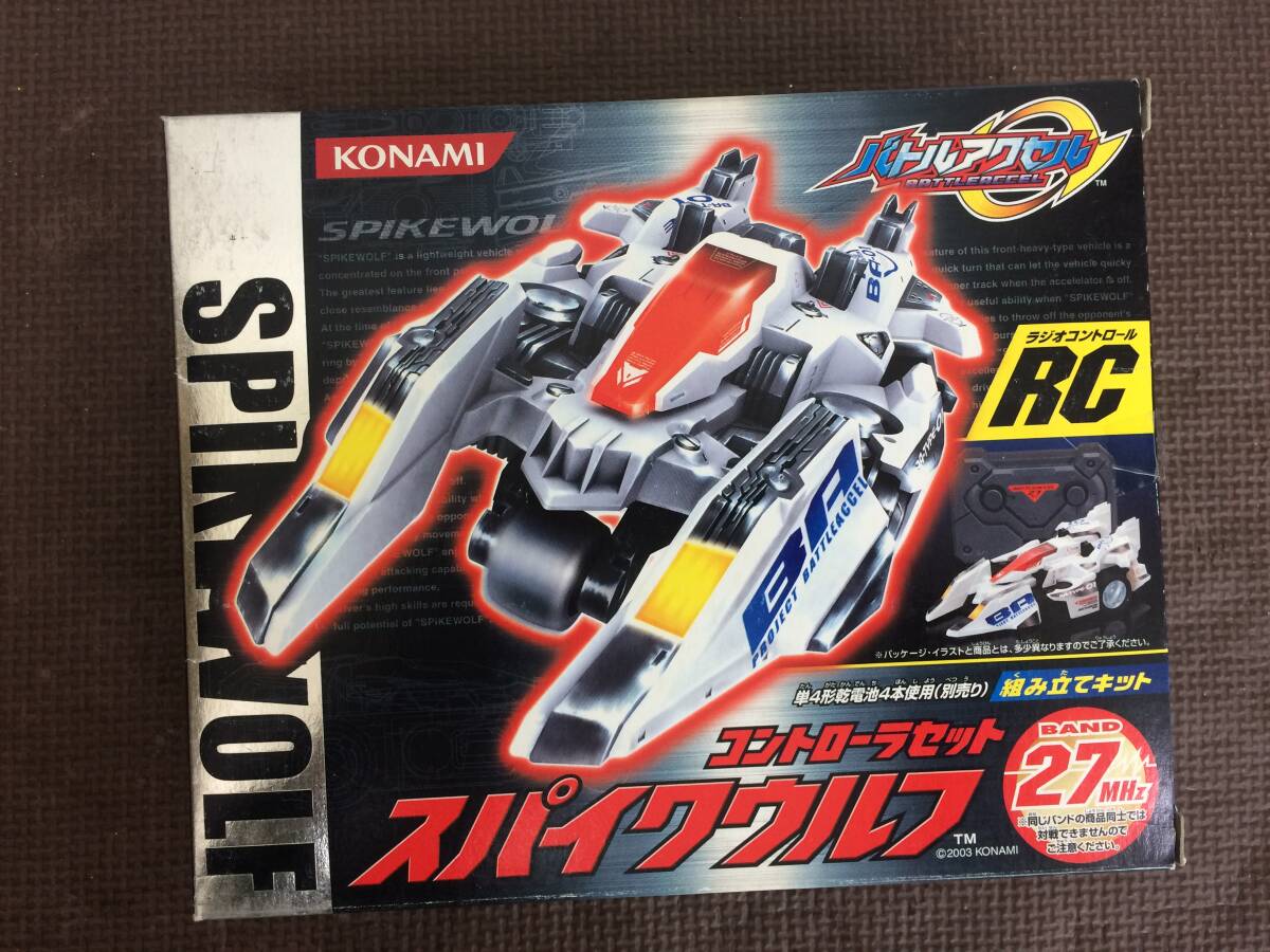動作未確認 KONAMI コナミ バトルアクセル BATTLE ACCEL コントローラセット スパイクウルフ SPIKEWOLF RC 