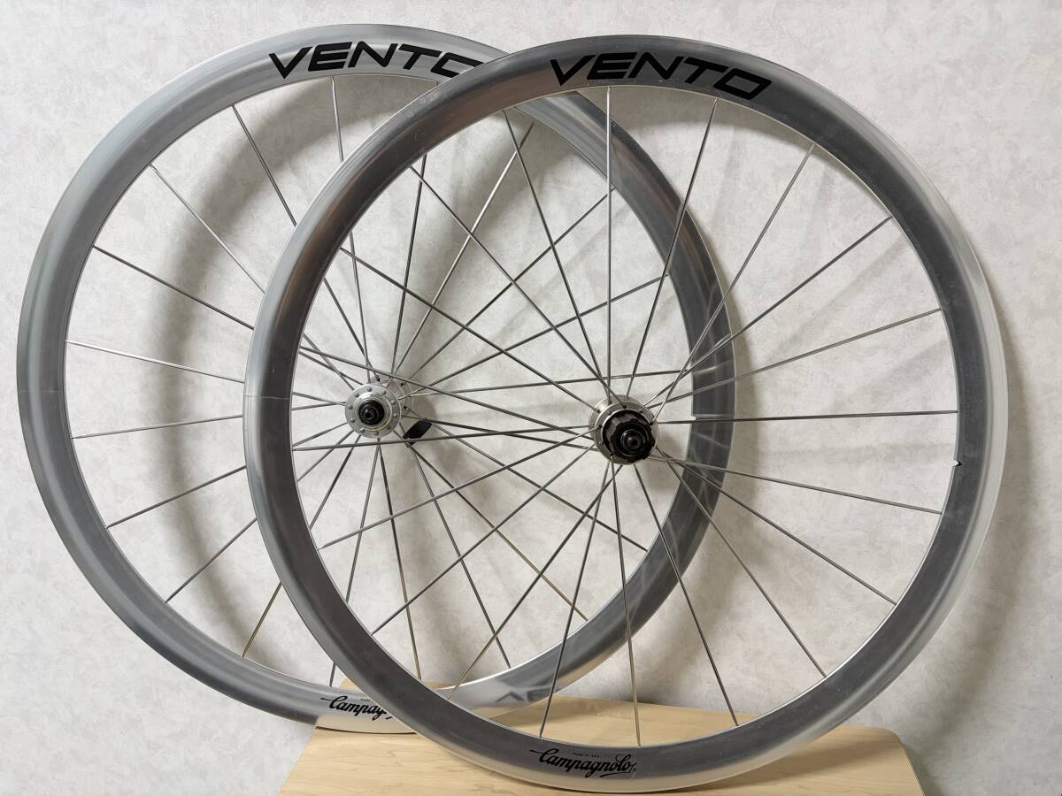 CAMPAGNOLO カンパニョーロ VENTO ヴェント 700C クリンチャー ホイール 前後セット アルミ ロードバイク ピスト
