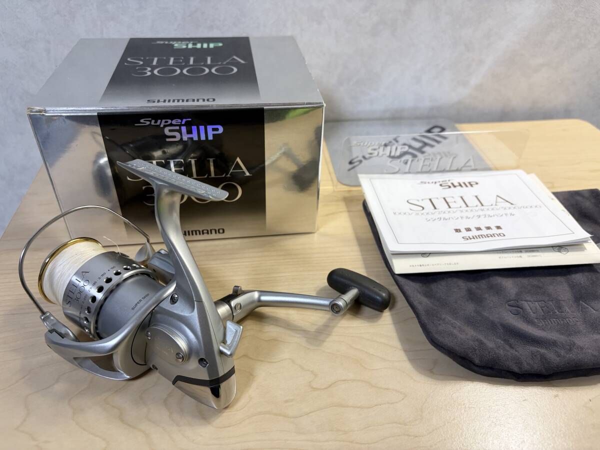 美品 シマノ 98 ステラ 3000 スピニングリール 日本製 SHIMANO STELLA JAPAN 