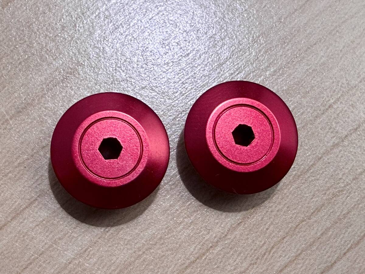 美品 HEDGEHOGSTUDIO ヘッジホッグスタジオ ノブキャップ セット LTXで使用 アブガルシア レボ Abu 左右ハンドル対応 Revo ノブ