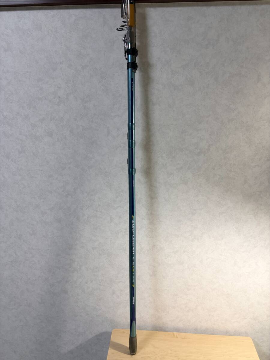 美品 SHIMANO 06 SURF LEADER 405CX シマノ サーフリーダー 投げ竿 振り出し ロッド code 23174