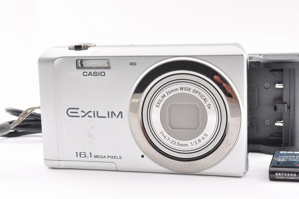 CASIO EXILIM EX-Z28 シルバー コンパクトデジタルカメラ 1210万画素 カシオ コンデジ＃1542