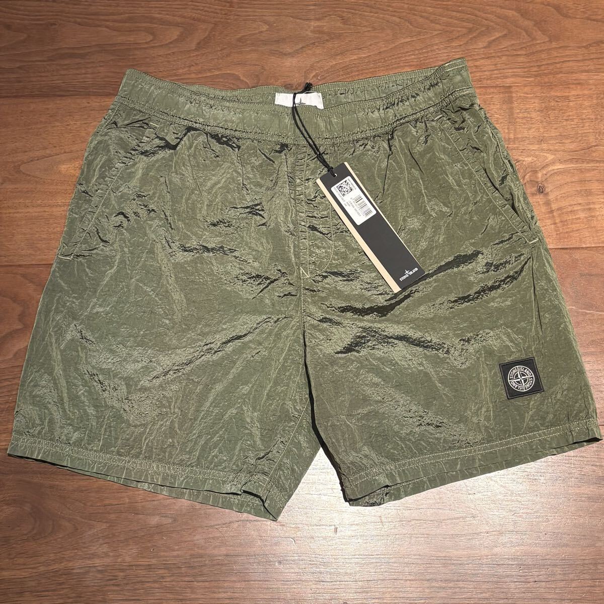新品 STONE ISLAND ナイロンメタル スイムパンツ 水陸両用M