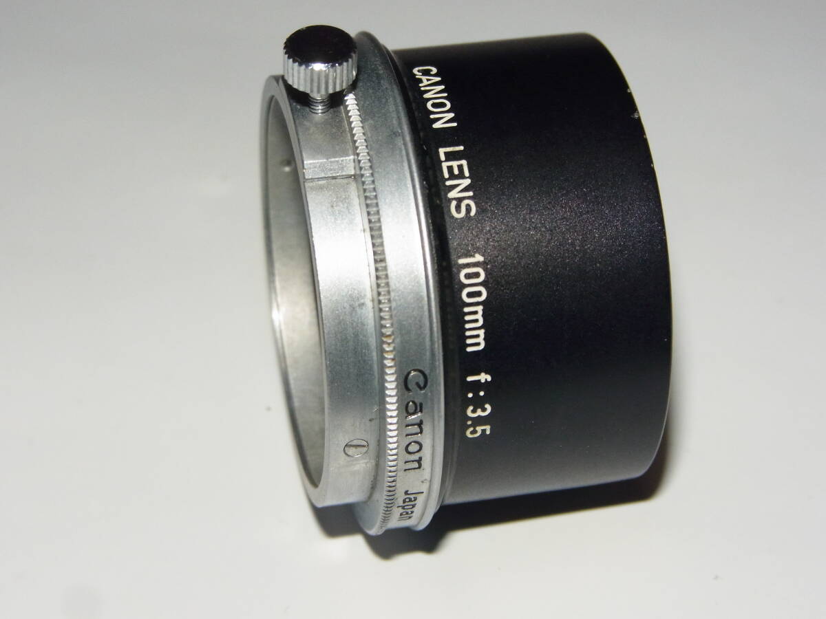 キヤノン　L　マウント　100ｍｍ3.5　フード