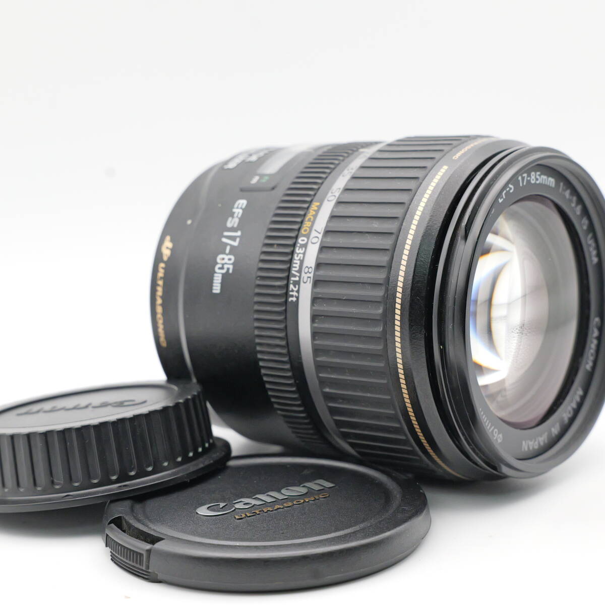 【かめら屋】 外観光学美品 キャノン EF-S 17-85mm F4-5.6 IS USM ※AF迷いあり 手振れ補正搭載 MF動作確認済 #e9