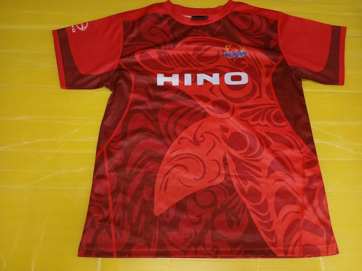 日野レッドドルフィンズ ラグビー フットボールクラブ 日野自動車 HINO イルカ総柄 ユニフォーム