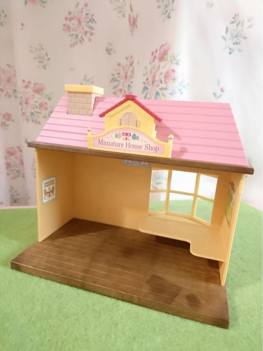 シルバニア　ミニチュアハウスのお店　ピンク　店　シルバニアファミリー　廃盤　レア