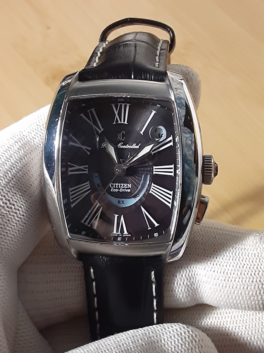 《美品》CITIZEN シチズン クロスシーxC Eco-Drive 電波ソーラー トノー型