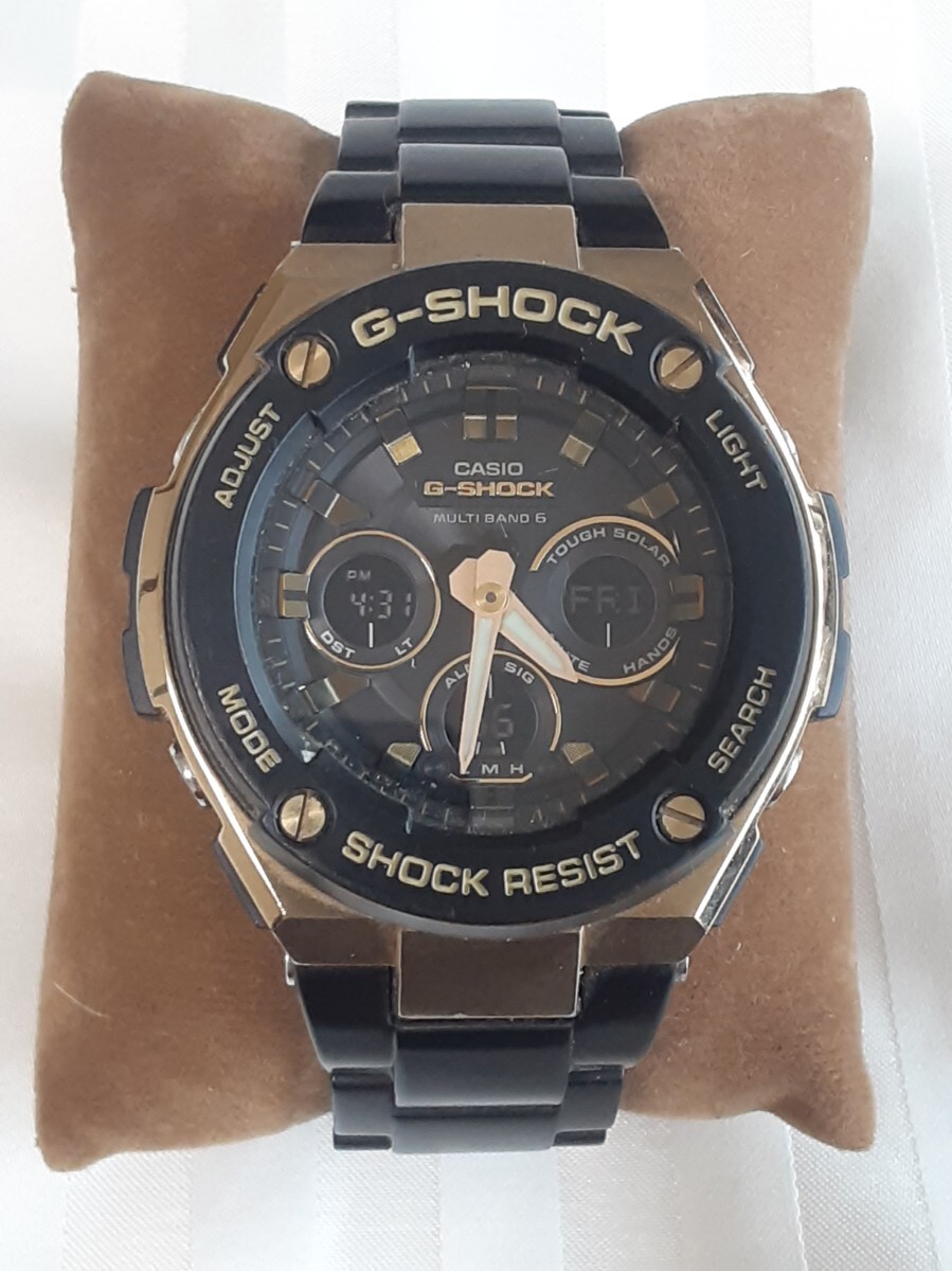 《お買い得・超美品》CASIO G-SHOCK GST-W300G-1A9JF TOUGH SOLAR MULTI BAND 6 カシオ