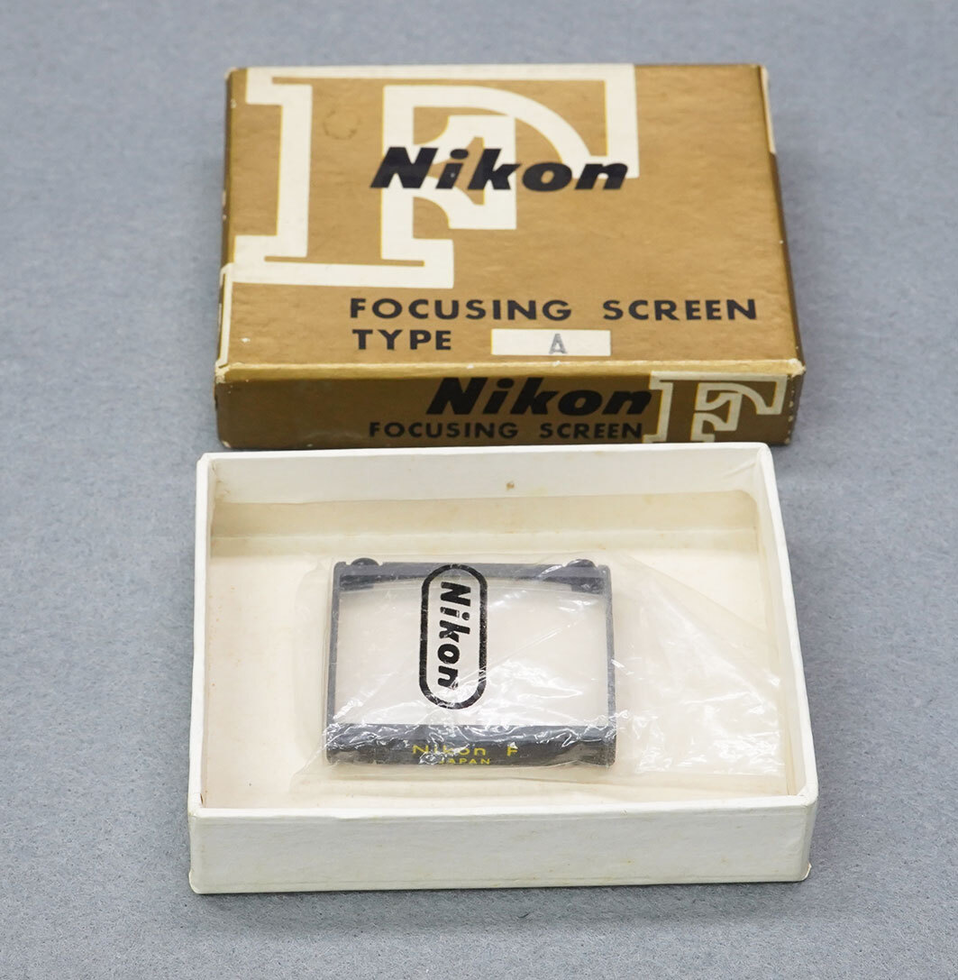 【07】NIKON　FOCUSING　SCREEN　TYPE　A　　ニコン 焦点板　A　美品