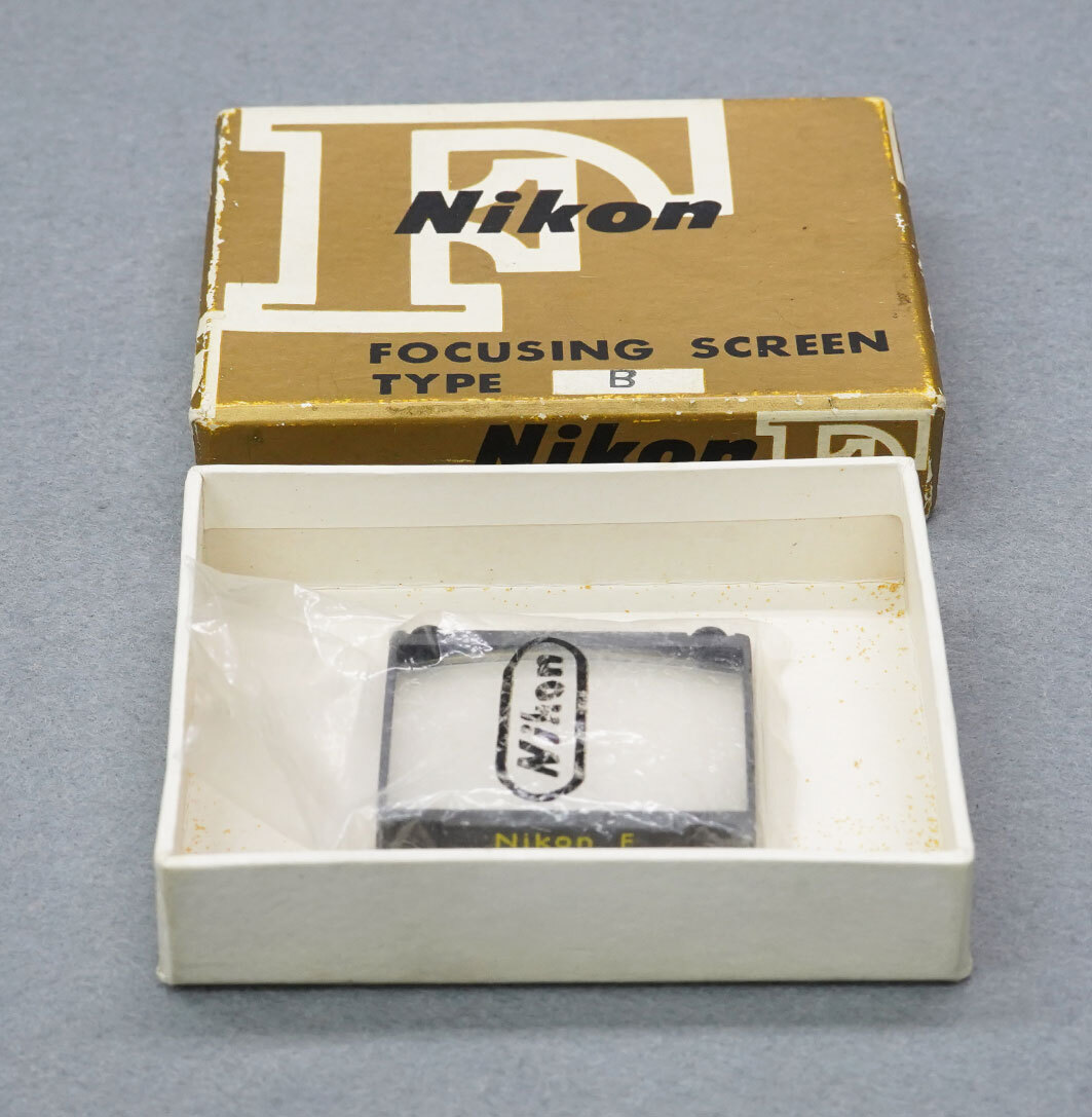【07】NIKON　FOCUSING　SCREEN　TYPE　B　　ニコン 焦点板　B