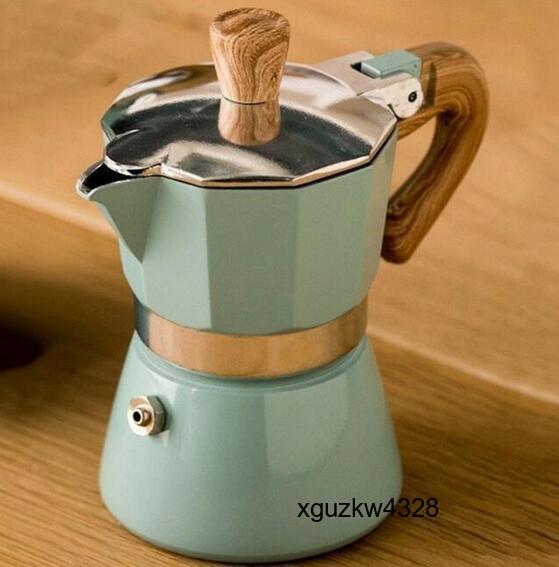 コーヒーメーカーポットアルミモカエスプレッソパーコレーターポットコーヒーケトルCAFETERAエスプレッソパーコレーターコンロ