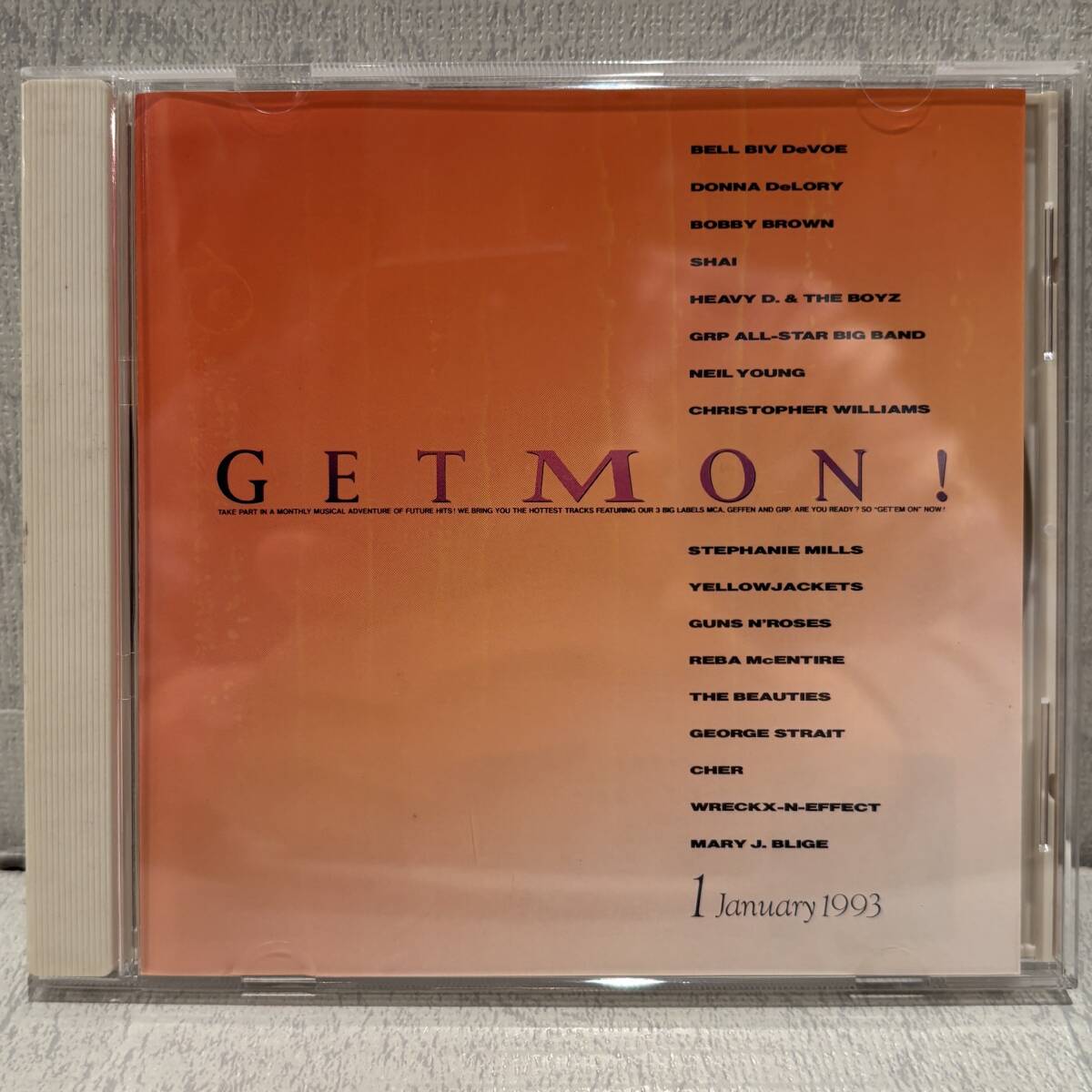 ◇プロモオンリー!非売品!CD◇Get M On! January 1993 ICD-43/国内盤 Promo Neil Young Guns N' Roses Christopher Williams Mary J. Blige