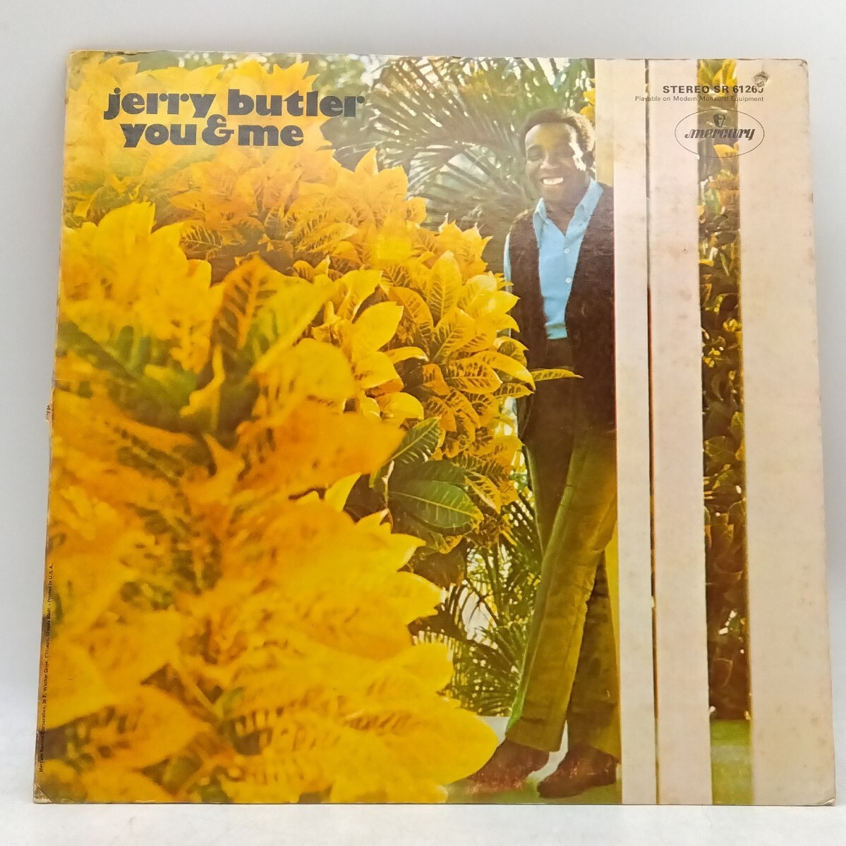 【保管品】Jerry Butler/You & Me/ Mercury / ジェリー・バトラー SR-61269 見開きジャケ LP シカゴソウル ファンク サンプリング DM0521O