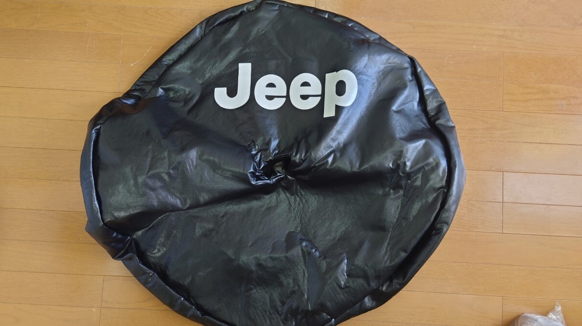 Jeep ジープ JLラングラー スペアタイヤカバー ブラック　新車外し2020年式