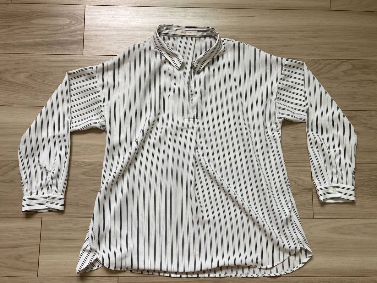 chocol raffine robe レディースストライプシャツ