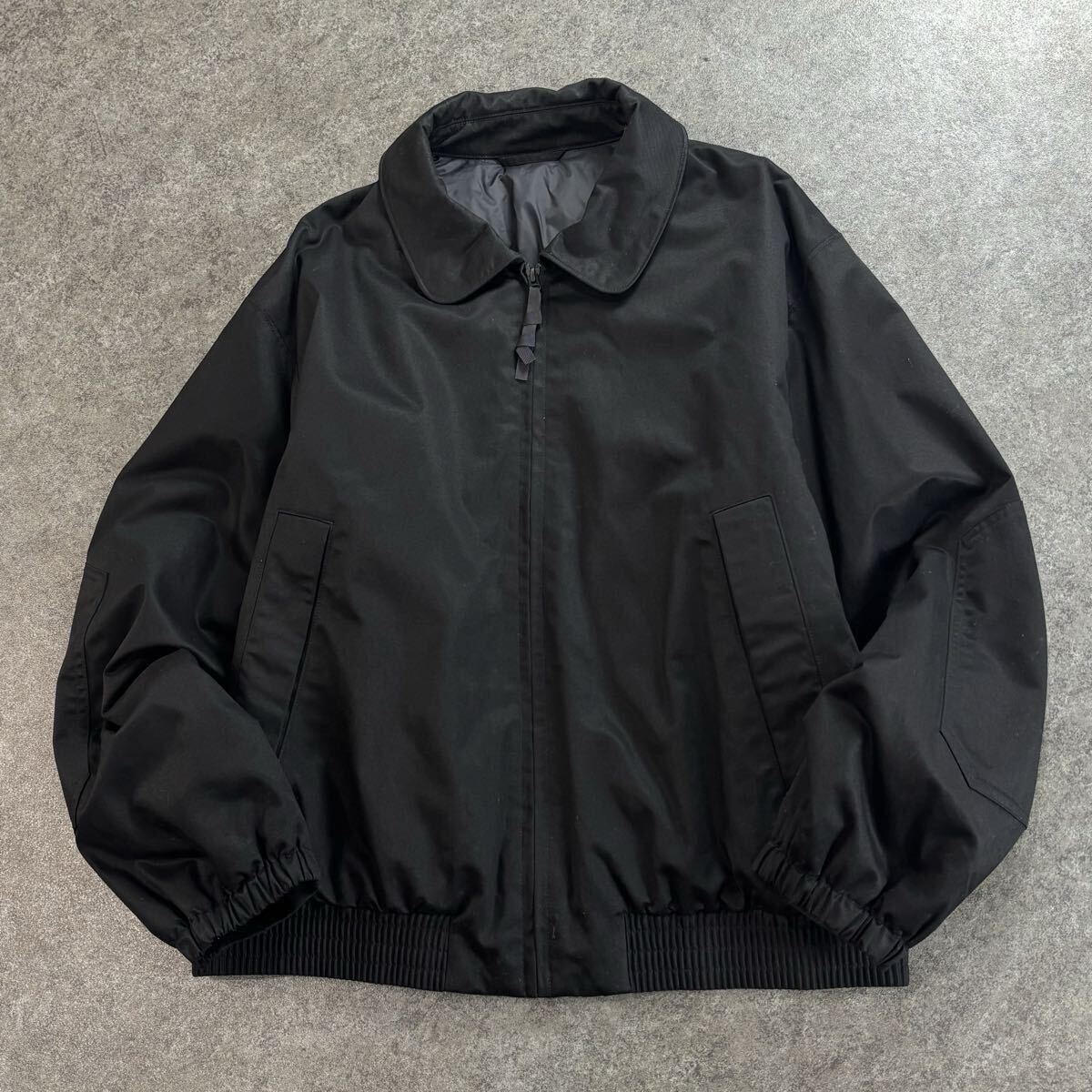 UNIQLO U ユニクロ ユー 中綿 パフテックショートブルゾン ジャケット ジップアップ ブラック メンズ XL 大きいサイズ 311-479411