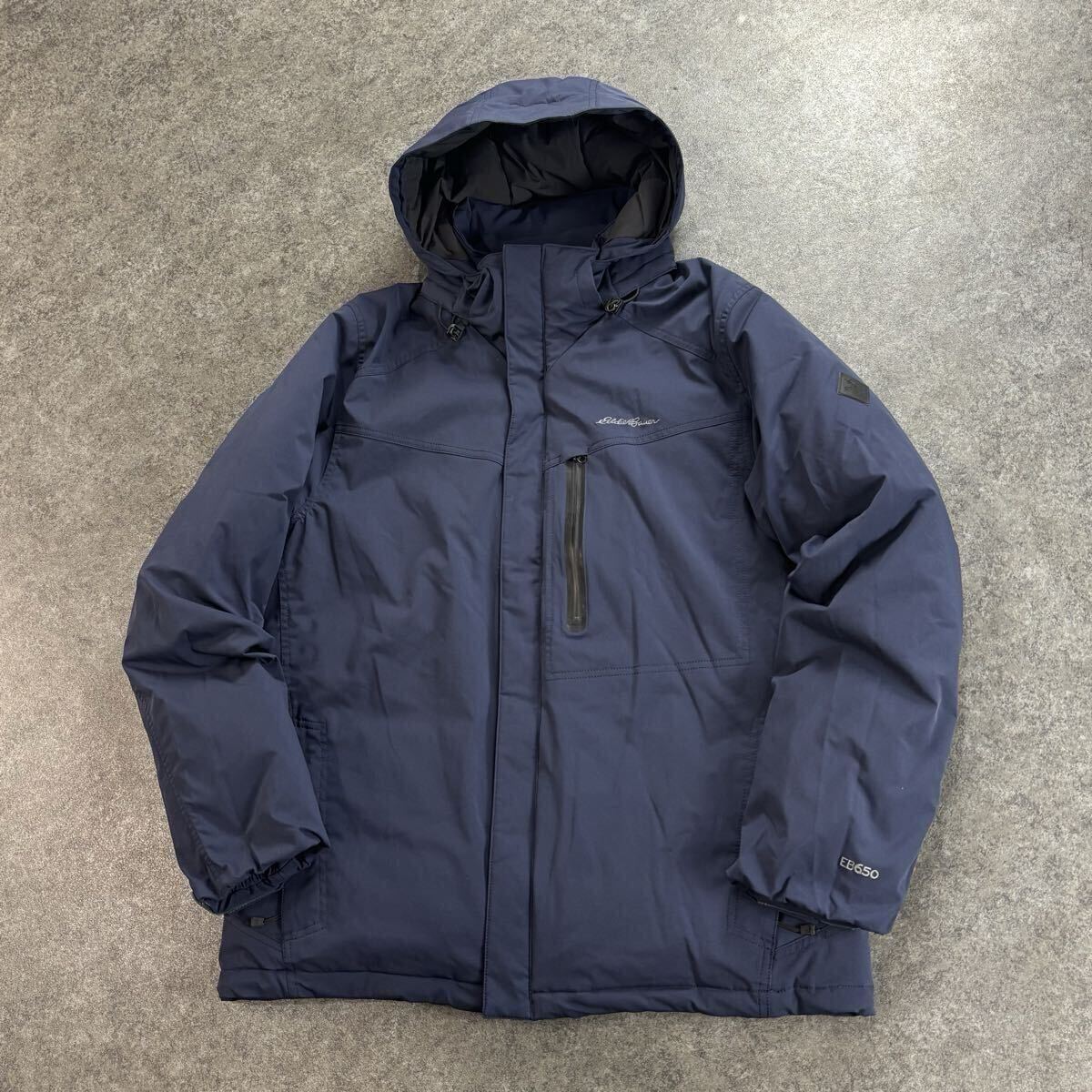 EDDIE BAUER FILL POWER EB650 エディーバウアー フィルパワー650 ダウンパーカ ダウンジャケット ネイビー メンズ 01 9511