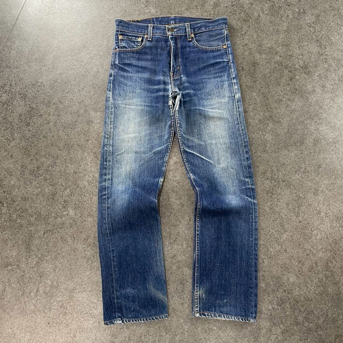 [イレギュラー品] 珍品! USA製 00s Levi's リーバイス 505 505-03 デニムパンツ ジーンズ ジーパン ストレート ジップフライ W31 L34