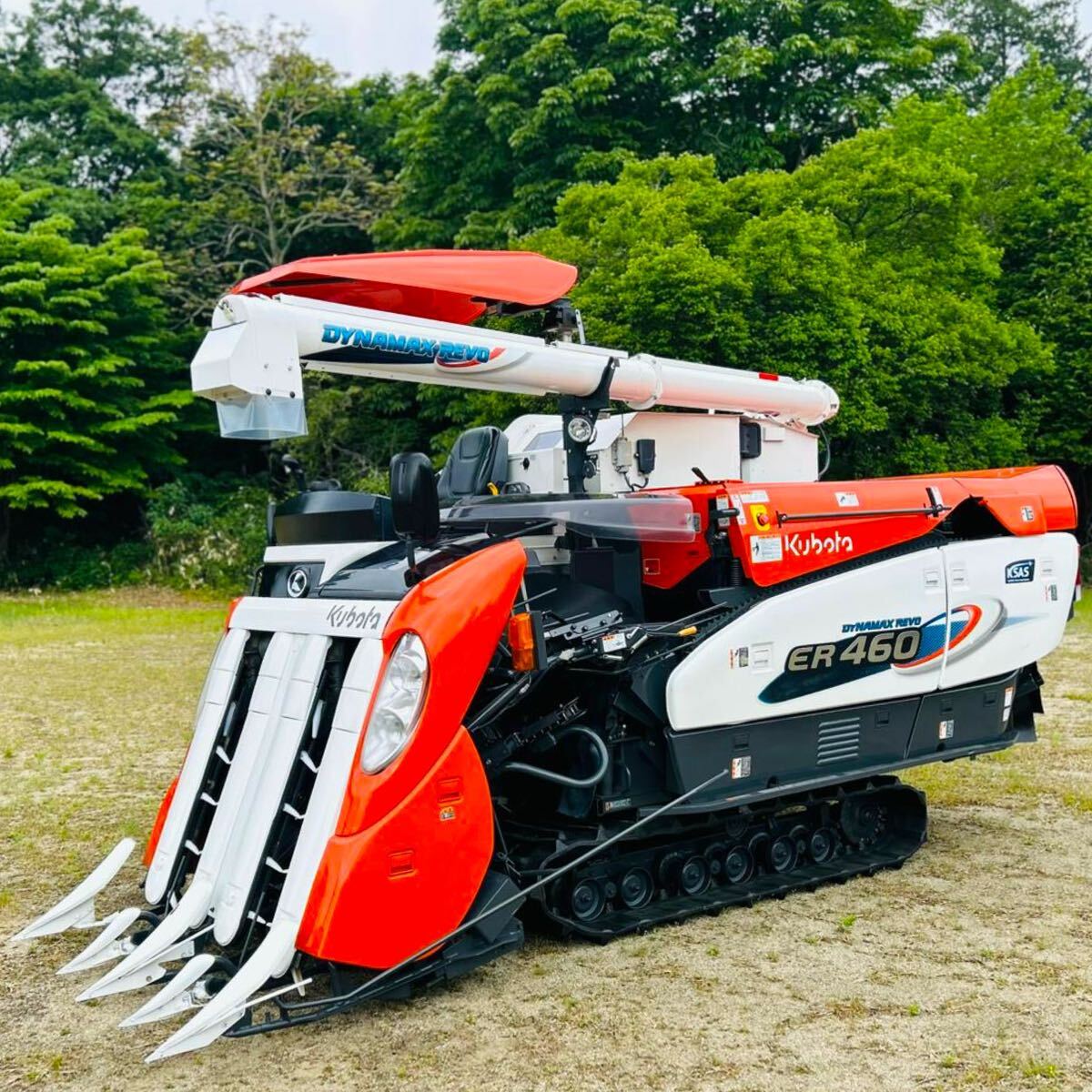 ★★美品★コンバイン クボタ ER 460★4条刈★60馬力★306時間★こぎ深さ自動★折畳みオーガ★4PC★キャノピー付き★栃木県★★