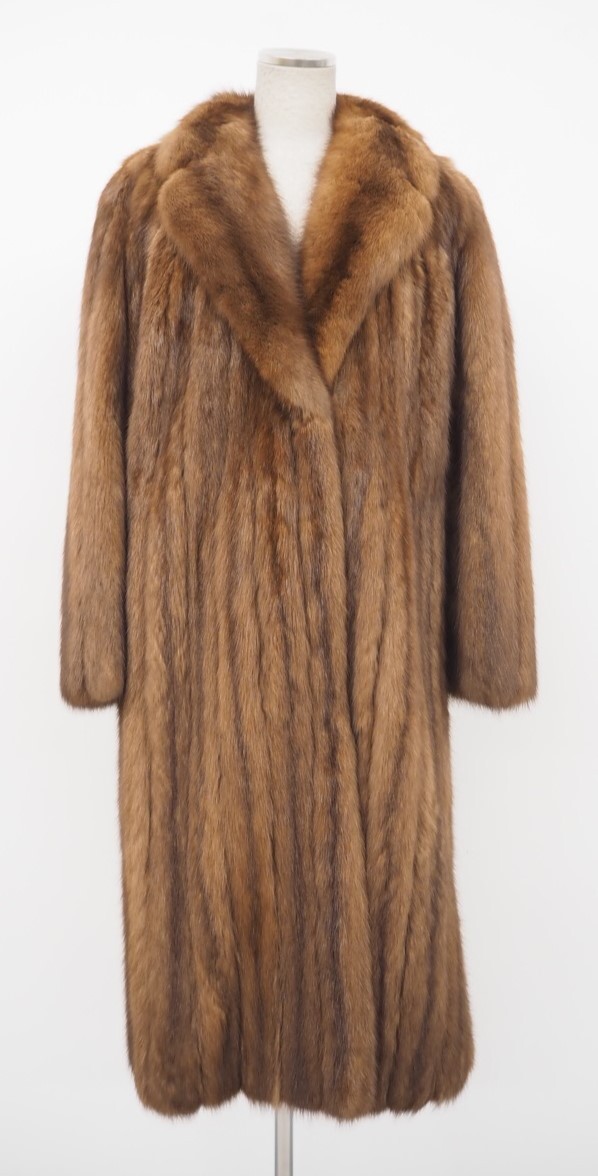 ☆ロシアンセーブル☆ロングコート☆着丈105cm☆